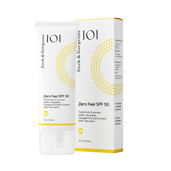 Lotiune cu protectie solara SPF50 Zero Feel, 75ml, Geek&Gorgeous