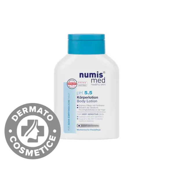Lotiune de corp cu pH 5.5, 200ml, Numismed