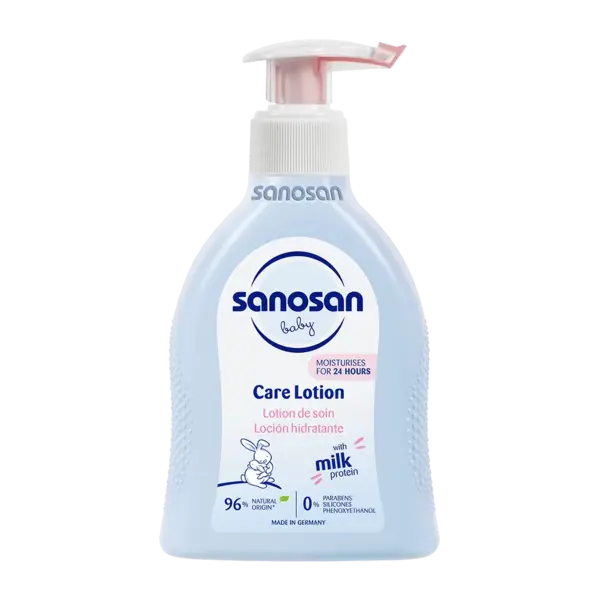 Lotiune de ingrijire pentru bebelusi, Sanosan Baby | 200 ml