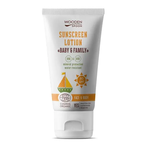 Lotiune protectie solara spf 30 ecologic 150ml Wooden Spoon
