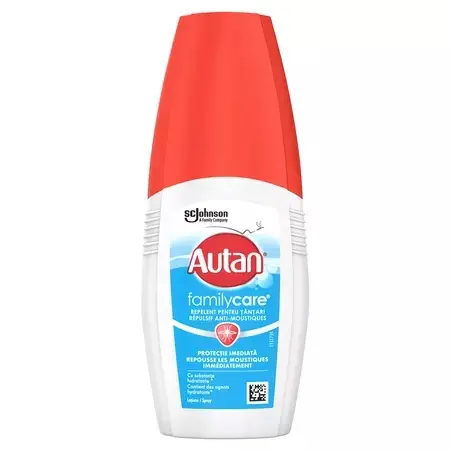 Lotiune spray impotriva tantarilor Family Care, 100 ml, Autan