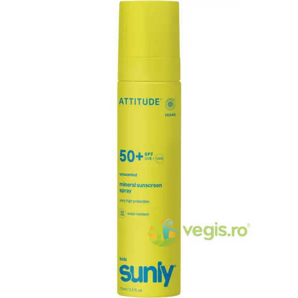 Lotiune Spray pentru Protectie Solara SPF50 pentru Copii Sunly Kids 75ml