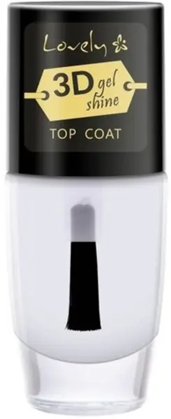 Lovely - Top lac de unghii 3D Gel Shine, 8 ml