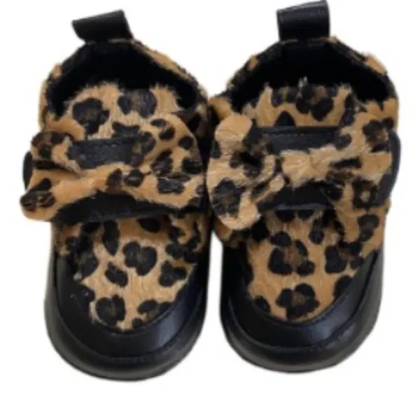LoveMAXX Bebe bucle - Leopard, mărimea 19, negre
