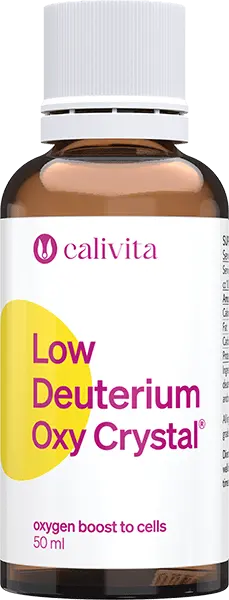 Low Deuterium Oxy Crystal (50 ml) Apa cu continut redus de deuteriu si oxigen stabilizat.