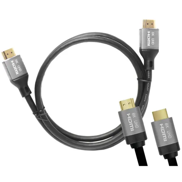 LTC Cablu Video LTC Gold, HDMI la HDMI, 8K, cablu 1m, Negru