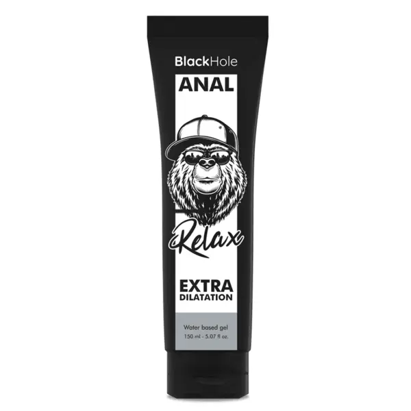 Lubrifiant anal Black Hole – Anal Relax cu efect de dilatare și relaxare, pe bază de apă, 150 ml