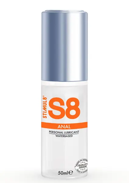 Lubrifiant anal S8 - Anal Lube, pe baza de apa, alunecare lină și plăcere intensă, 50 ml