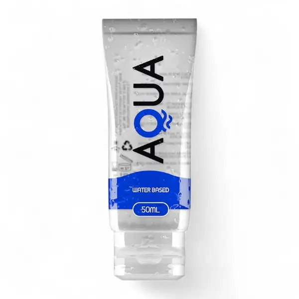Lubrifiant AQUA Water Based, pe bază de apă, textură mătăsoasă, testat dermatologic, 50 ml