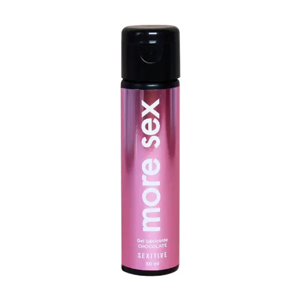 Lubrifiant cu aromă SEXITIVE More Sex - Chocolate, pe bază de apă, cu aromă de ciocolată, 50 ml