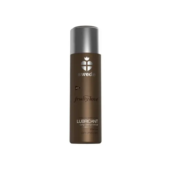 Lubrifiant cu aromă SWEDE Fruity Love Lubricant, pe bază de apă, aromă de ciocolată neagră, 50 ml (maro)