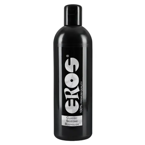 Lubrifiant EROS Classic Silicone Bodyglide, pe bază de silicon, efect de lungă durată, compatibil cu prezervative, 1000 ml