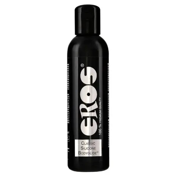 Lubrifiant EROS Classic Silicone Bodyglide, pe bază de silicon, efect de lungă durată, compatibil cu prezervative, 500 ml