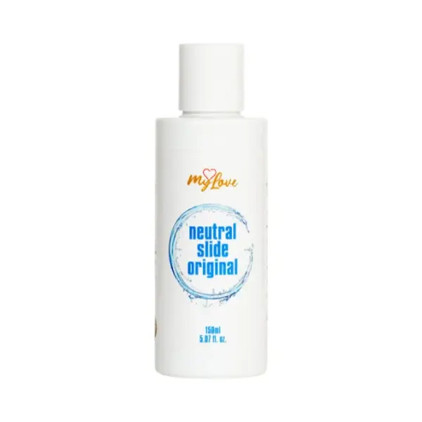 Lubrifiant pe bază de apă MYLOVE Neutral Slide Original, textură mătăsoasă, fără parfum, 150 ml