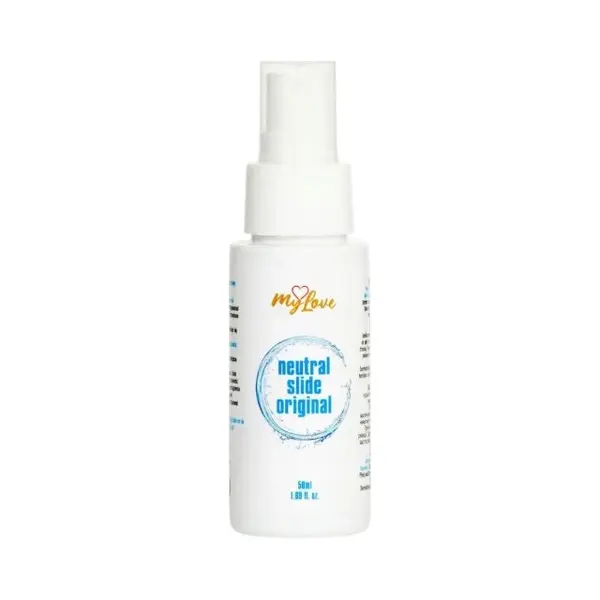Lubrifiant pe bază de apă MYLOVE Neutral Slide Original, textură mătăsoasă, fără parfum, 50 ml