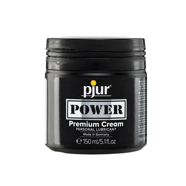 Lubrifiant pentru sex anal Pjur - Power Premium Cream, pe bază de apă și silicon, 150 ml
