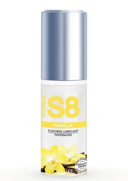 Lubrifiant S8 - Vanilla, pe baza de apa, cu aroma de vanilie, 50 ml