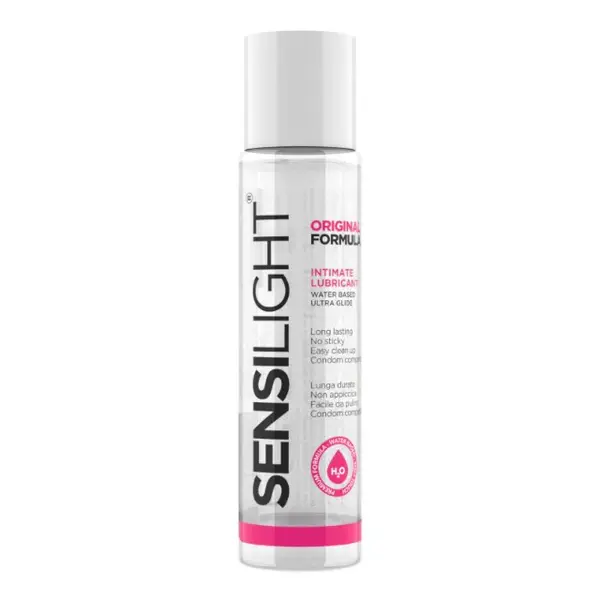 Lubrifiant SENSILIGHT Original Formula, pe bază de apă, cu efect de lungă durată, compatibil cu prezervative, 60 ml
