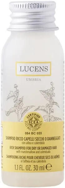 Lucens Șampon pentru păr uscat și deteriorat, 30 ml