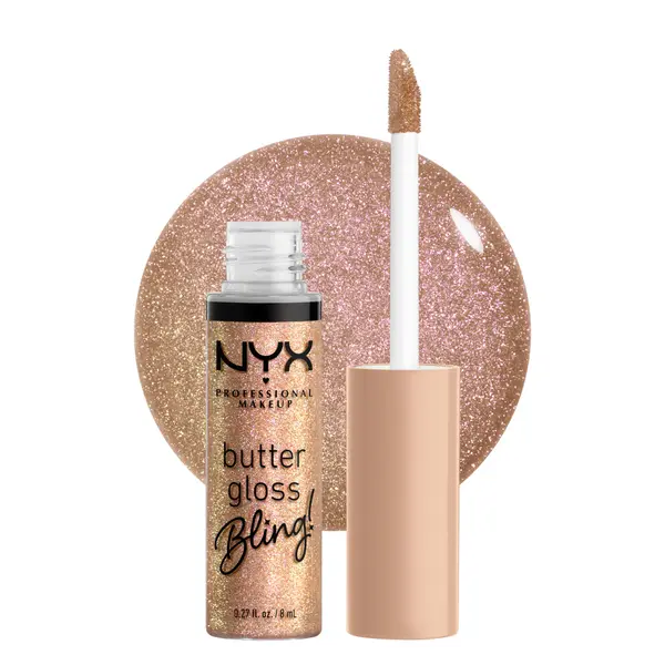 Luciu buze NYX Professional Makeup Butter Gloss Bling BRING THE B