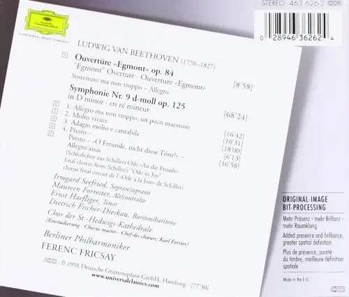 Ludwig Van Beethoven: Symphonie No. 9 | Berliner Philharmoniker, Irmgard Seefried, Maureen Forrester, Dietrich Fischer-Dieskau, Chor Der St. Hedwigs-Kathedrale