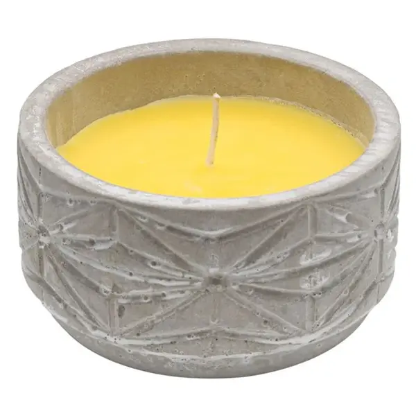 Lumanare citronella anti tantari in pahar de ceramica,336 g