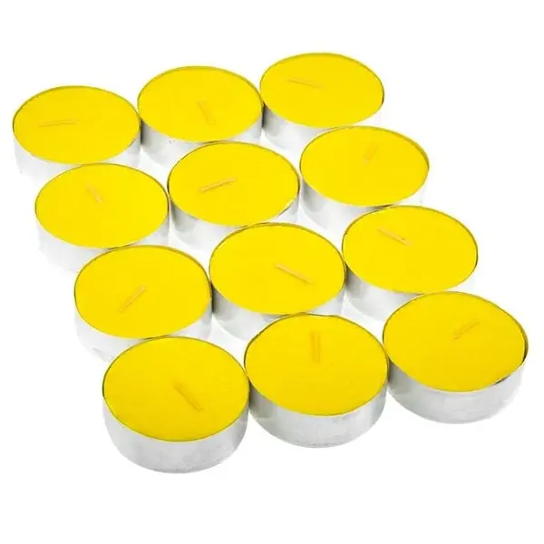 Lumanare citronella anti tantari tip pastila,6x2 cm-set 12 bucati