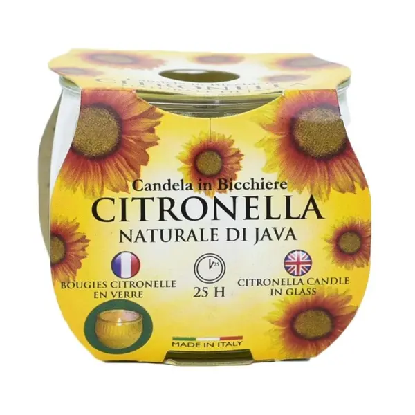 Lumanare Citronella in Pahar, 20 Ore