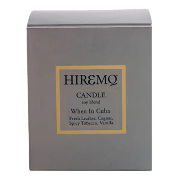 Lumanare din ceara de soia cu arome cubaneze Hiremo, 250 ml, Eolia