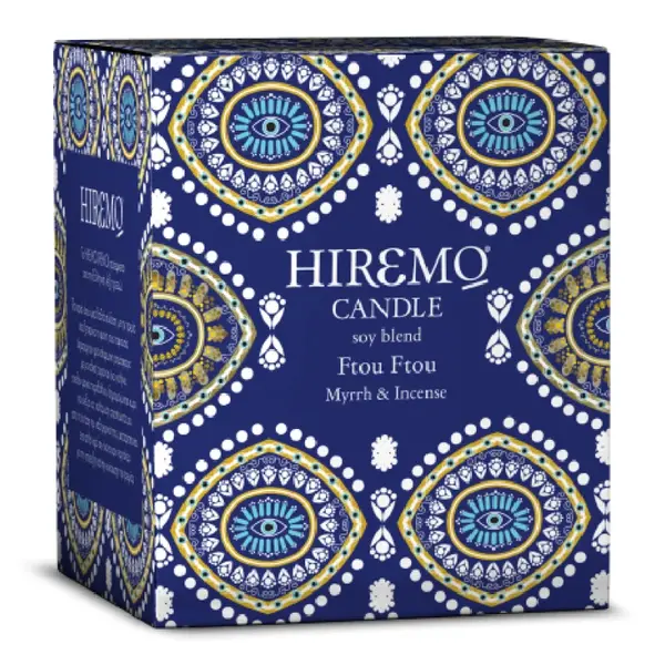 Lumanare din ceara de soia Ftou Ftou Hiremo, 250 ml, Eolia