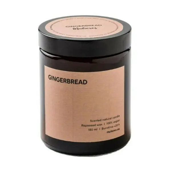 Lumanare naturala Gingerbread (180ml), Mulieres