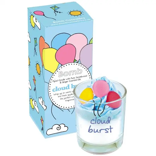 Lumanare parfumata 160g Cloud Burst Piped Candle Bomb Cosmetics
