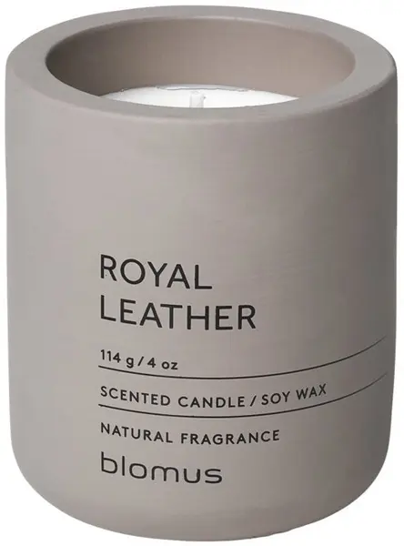 Lumânare parfumată Blomus Fraga - S, Royal Leather, Satellite