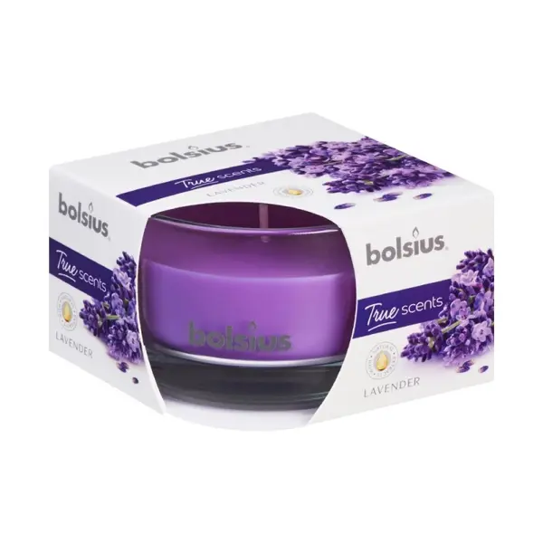 Lumanare Parfumata Bolsius True Scents, in Pahar Mic, Lavanda