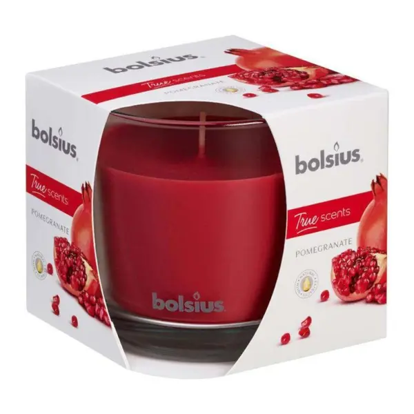 Lumanare Parfumata Bolsius True Scents, in Pahar, Rodie