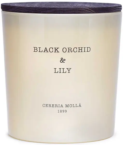 Lumânare parfumată Cereria Molla - Black Orchid & Lily, 600 g