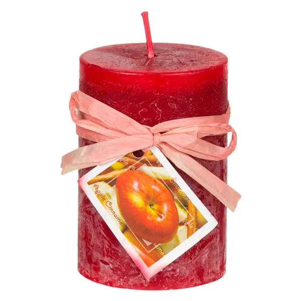 Lumanare parfumata cu aroma mar si scortisoara, 5x7.5cm