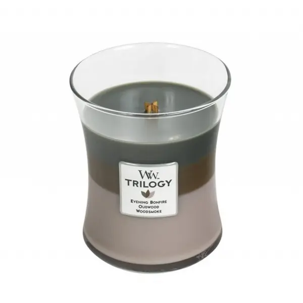 Lumanare parfumata - Medium Trilogy - Cozy Cabin | WoodWick