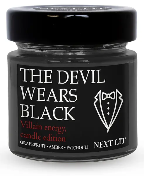 Lumânare parfumată Next Lit Burning Tropes - The Devil Wears Black, 180 g