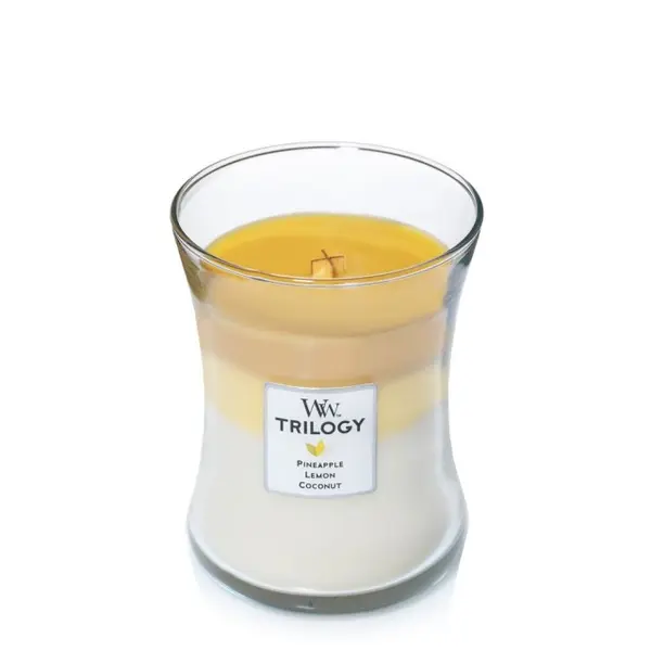 Lumanare parfumata - Trilogy Fruits of Summer, Medium Jar | WoodWick