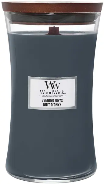 Lumânare parfumată WoodWick Evening Onyx, 609.5 g