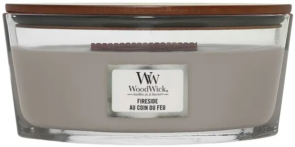 Lumânare parfumată WoodWick Fireside, 453.6 g