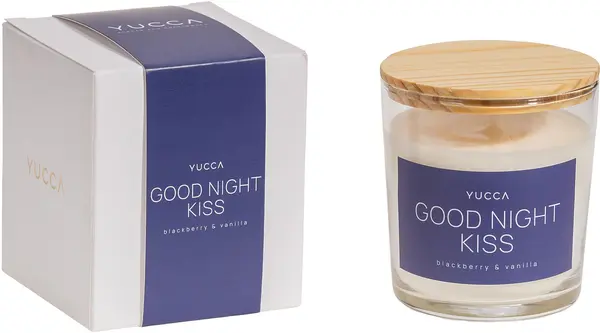 Lumânare parfumată Yucca - Good Night Kiss, 210 g