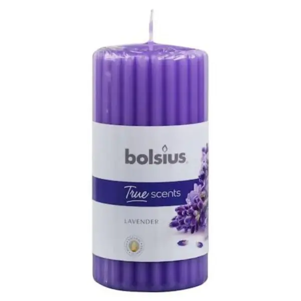 Lumanare Stalp 120 x 58 mm Bolsius, Lavanda