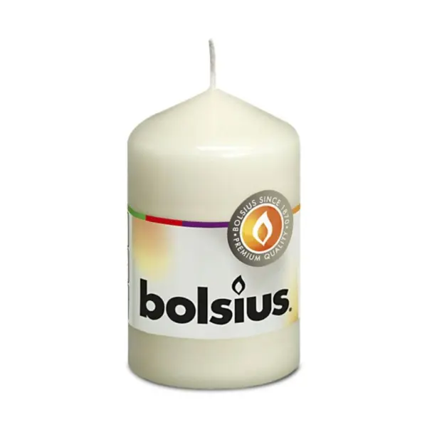 Lumanare Stalp 80 x 48 mm Diametru Bolsius - Crem