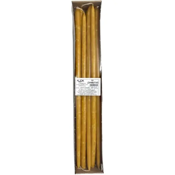 Lumanare Tip K, Maro, 460 x 17 mm, 10 Bucati