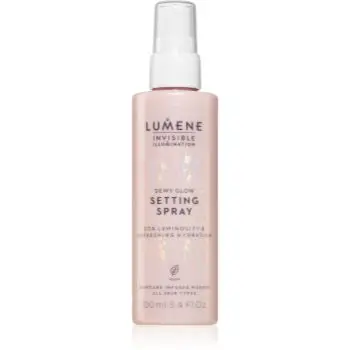 Lumene Invisible Illumination Dewy Glow spray pentru fixare și strălucire
