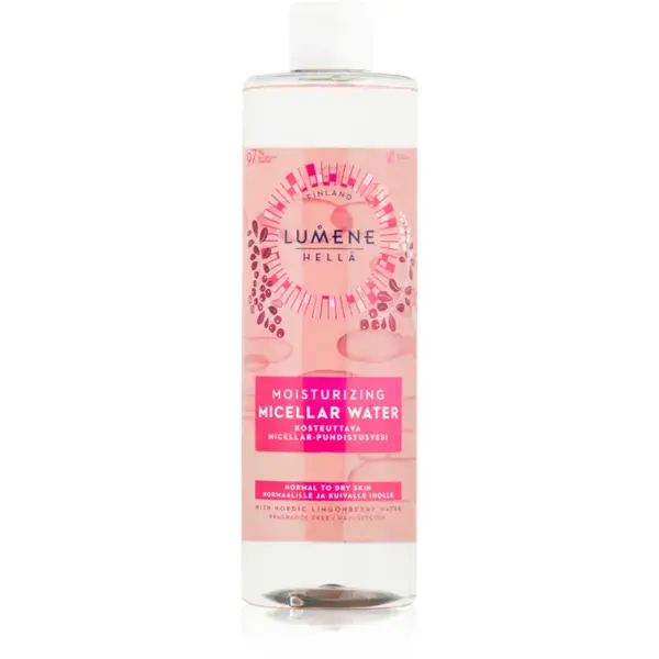 Lumene Moisturizing [HELLÄ] apa cu particule micele pentru ten normal spre uscat 400 ml