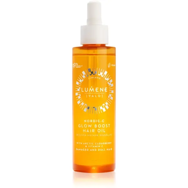 Lumene Nordic-C [VALO] Glow Boost Ulei de întărire și strălucire pentru păr uscat și deteriorat 75 ml