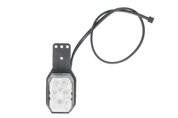 Lumina clarificare dreapta; FLEXIPOINT, rosu alb, LED, inaltime 65mm; latime 44mm; adancime 28mm, in relief, lungime cablu 500mm, cu cuier, 12V (FLEXIPOINT)